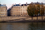 paris ile saint louis automne quais Seine