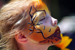 festival terre harmonies bretagne maquillage enfant